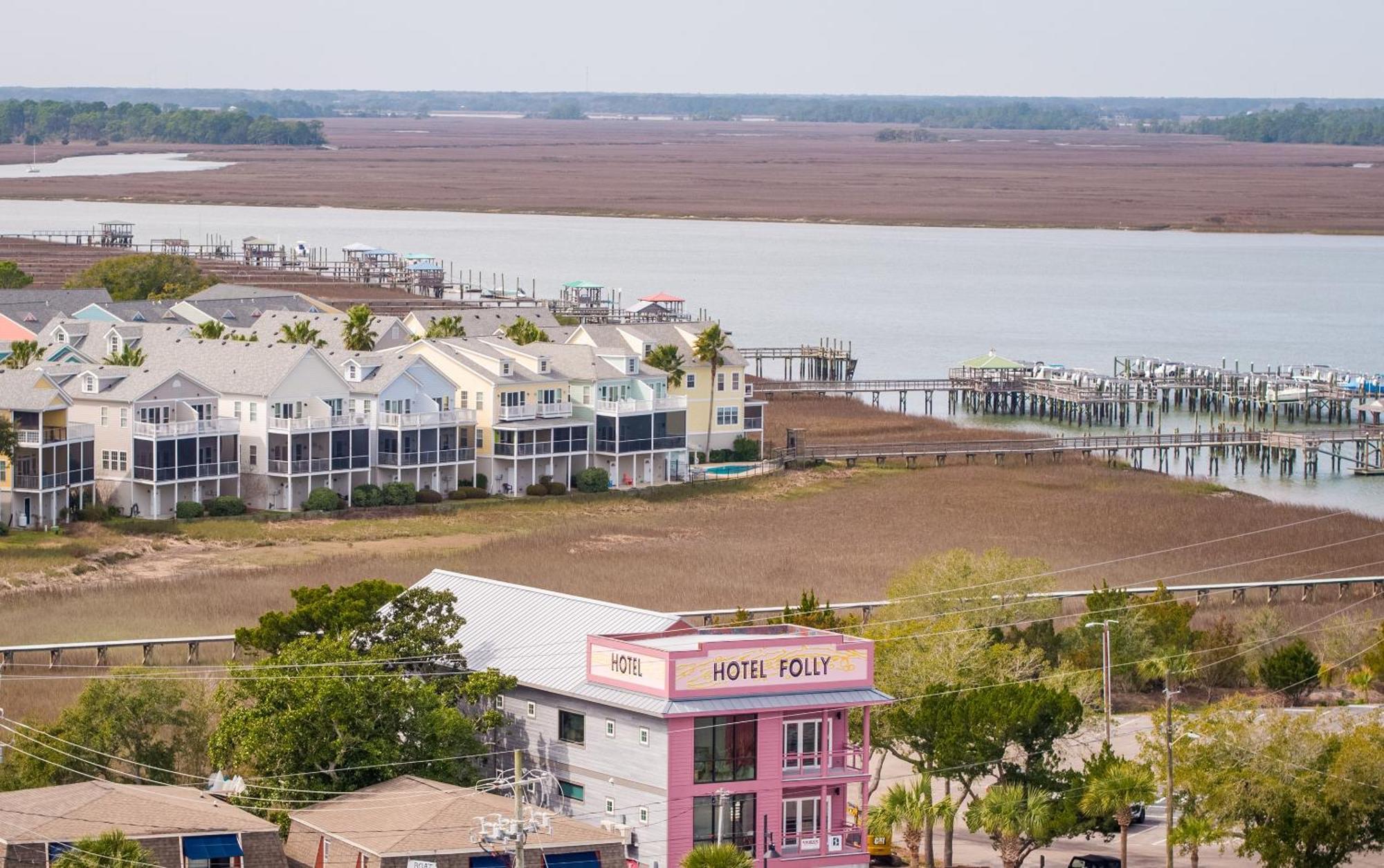 Hotel Folly With Marsh And Sunset Views Folly Beach Exterior photo